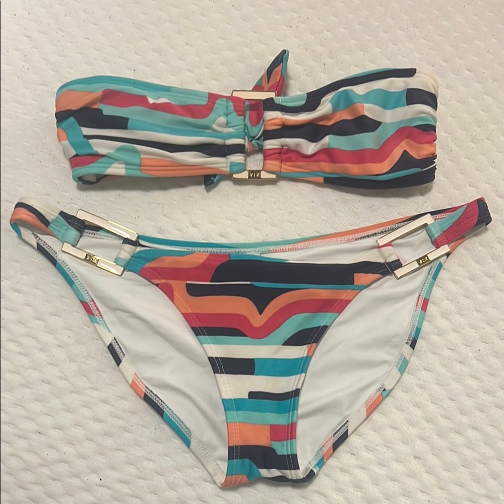 Vix Bandau Bikini Top-Sz Small (bottom in size M avail)
